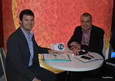 Jacques du Preez-HortGrow and Alan Pollard-Pip Fruit New Zealand.