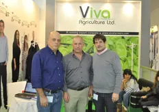 Amos Betzer, Samuel Arad and Ori Raviv from Viva Agriculture