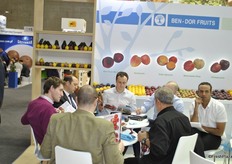 Ben Dor Fruits had lots of interest on their varieties of stonefruit