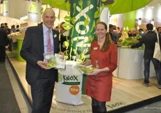 Jan Doldersum and Bauke van Lenteren from Rijk Zwaan promoting KNOX