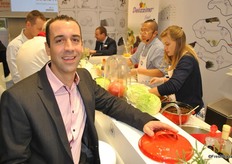 Omer Kamp proud that one of the items from his company is used to cook with.