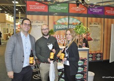 Steven Ceccarelli drinking sweet potato beers with his customers