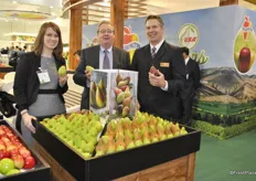 Lynsey Kennedy, Andrew Brown and Jeff Correa from USA Pears