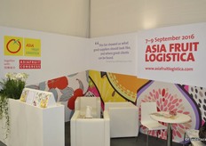 The booth of Asia Fruit Logistica