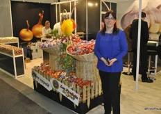 Astrid Krikorian from Les Produits du Soleil, a French grower of onions, shallot and garlic in different regions in France