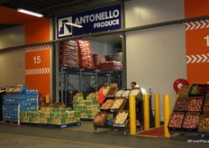 A diverse display of root vegetables at Antonello Produce (stores 13 and 15).