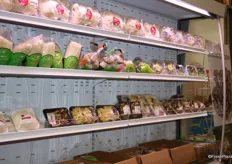 A wide variety of mushrooms on display at the Mushroom Mania store helped it stand out from other businesses around it.
