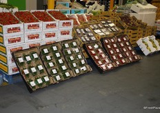 Corn, chillis and figs made up some of the display at Latorres (Stores 95, 96A & B).