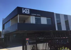 The main entrance to Kapiris Bros state-of-the art facility, less than 2 kilometres from the Melbourne Wholesale Market.