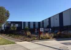 Deliveries and pick-ups happen at a separate entrance to the right, which brings the drivers around to the primary storage and processing area.