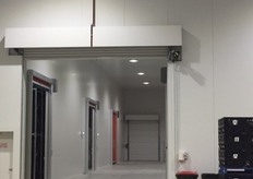 The storage cool rooms branch off the main packing area and are organised according to the type of produce and whether it is waiting to be packed or ready to be picked up by a customer.