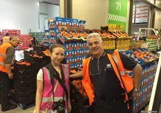 Harry Kapiris, on site at the Melbourne Market. With the Kapiris Bros facility so close, it is easy to quickly go between locations as needed.