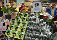 Mexican avocadoes on display