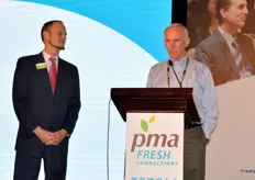 Bryan Silbermann, PMA, with Steve Barnard, Mission Produce