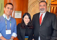 Gabriel Figueroa Villanueva of Globalshang International with Tina Sun of Cydiance and Vladimir Kocerha, Peru Economic and Commercial Office