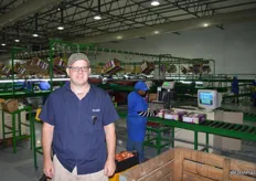 Marius Voigt, Manager of the pack house is proud of the pack house