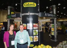 Angela Tallant and Bob Collier with Calavo Growers.