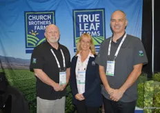 Neil Milburn, Penny DeSalvatore and Jeff Church representing Church Brothers.