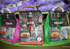 Examples of EarthFresh' Potatoes of the World product line. The back of the bag contains educational information for the consumer and talks about the country in which the potatoes were grown. The Sissi variety is grown in Germany and Melody originates the Netherlands.