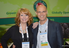 Sharon Robb and Eric Olshove with North Bay Produce. Eric passionately talked about the fact that now all US apple varieties are accepted into China. North Bay ships the first apples under the new legal status to China with an estimated arrival date of May 5th.