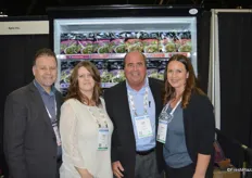John Brayiannis with Westrow Food Group. Standing next to John are Jaime Stroup, Bob DeCosta and Amber Rappozo with Apio, Inc.