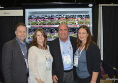 John Brayiannis with Westrow Food Group. Standing next to John are Jaime Stroup, Bob DeCosta and Amber Rappozo with Apio, Inc.