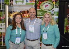 Rocio Munoz, Jeff Lundberg and Ande Manos with Babe Farms.