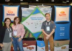 Kathleen Triou from Fresh Solutions Network, Jeana Goodwin with Basin Gold and Phil Enserink with Red Isle Produce. Both Basin Gold and Red Isle are part of the Fresh Solutions Network family of companies.