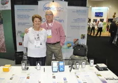 Evelyn Delorne and Stuart Griffiths from Sensitech
