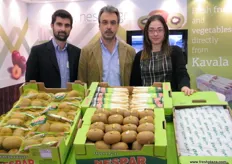 Konstantinos Maragkozis (Agronomist / Business Developer); Michael Xekarfotakis (President) and Niki Chorozidou (Agronomist / Business Developer) of Nespar - the main goal of Nespar was the smoother management and the better organised distribution of the fresh products of the producers.