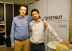Export Manager of Artion Giorgos Nasiakopoulos with Iannis; known for their chestnuts.