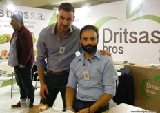 Both from Dritsas Bros., Sales Manager Nikolaos Dritsas with Trade Manager Sallis Konstantinos