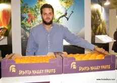 Export Manager of Sparta Valley Fruits George Bekiaris
