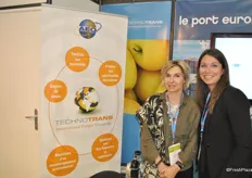 Véronique Dagan and Bénédicte Andonian from Technotrans. Véronique is one of the female CEO's in the mans world of logistic.