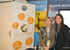 Véronique Dagan and Bénédicte Andonian from Technotrans. Véronique is one of the female CEO's in the mans world of logistic.