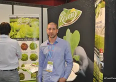 Jonathan Rabino from Reveny. The company has 30 ha greenhouse and 300ha open fields for lettuces.