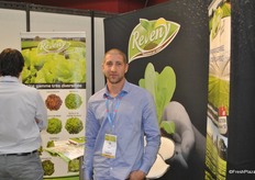 Jonathan Rabino from Reveny. The company has 30 ha greenhouse and 300ha open fields for lettuces.