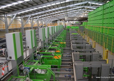 The packhouse is fully automated and can be run with just five people.