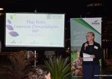 The Hon Leanne Donaldson MP said how we can always do more to represent women within the industry.