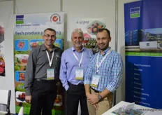 Trent Neville, David Halliday and Nick Payne at Bunzl, distributors of UK company Sirane's packing products.