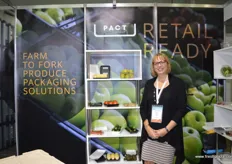 Pact Group are the largest ridged plastic manufacturers in Australia. Jane Westney was at the stand.