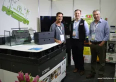 COREX Plastics - Corflute Packaging for the Australian and export markets: Mark Aliotti, Dominic de Rauch and Ed Bacon.
