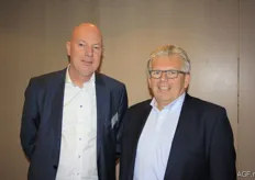 Jan van Hoogen from Agrico with the new President of Europatat: Jos Muyshondt.