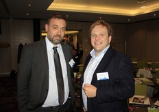 Maxime Jonaczyk from Pomuni France with Ben Muyshondt from Pomuni.