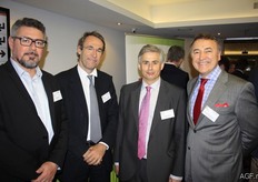 David Patte (SNIFL), Denis Defroidmont (DG AGri), Philippe Binard (Freshfel) and Romain Rey Rodriguez.