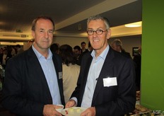 Nigel Thorgrimsson from Ardo en Ad Klaasen from the Dutch GroentenFruit Huis.