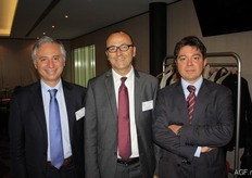 Salvo Laudani (Oramfrizer), Carlo Bianchi (FruitImprese) and Giulio Romagnoli (Romagnoli).