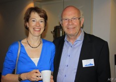 Veerle Van der Sypt (Fresh Trade Belgium) and Walter Ulrich (Hans Ulrich Dothlinger Muhle Gmbh).