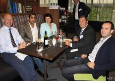 Archie Gibson (Agrico UK), Mohamed Abou Basha (MABA), Helmy Abou Basha, Kees van Arendonk (Europatat).