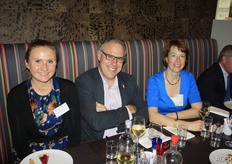 Egle Baecke-Eimontaite (Europatat/Freshfel), Romain Cools (Belgapom) and Veerle Van der Sypt (Fresh Trade Belgium).